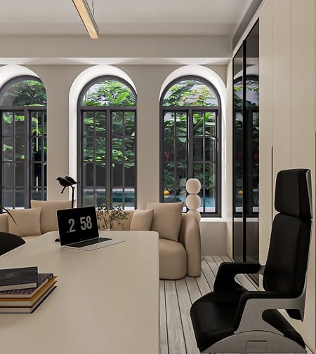 desain ruang kerja di rumah